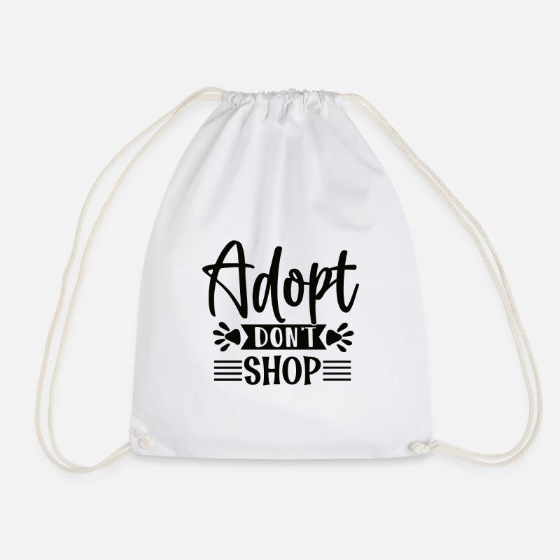 Shop Adopt Dont - Turnbeutel - Weiß
