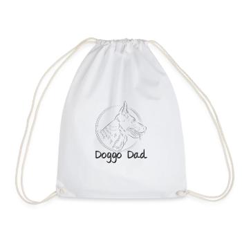 Doggo Dad - Turnbeutel - Weiß - Vorne