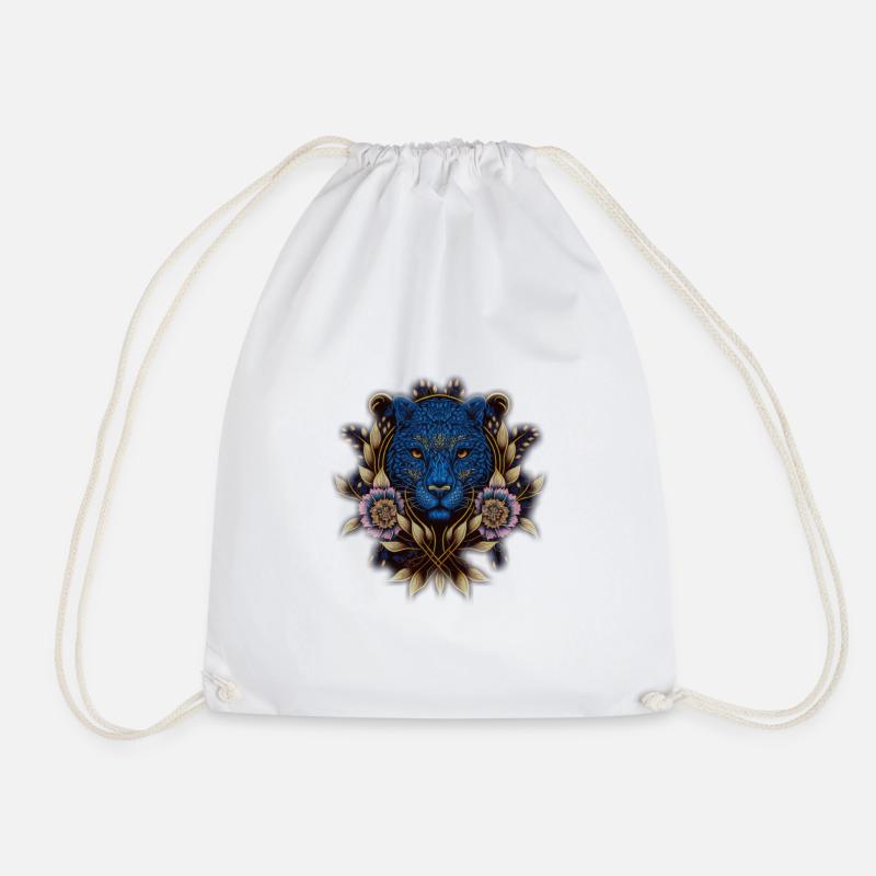 Pepe the Panter - Drawstring Bag - white