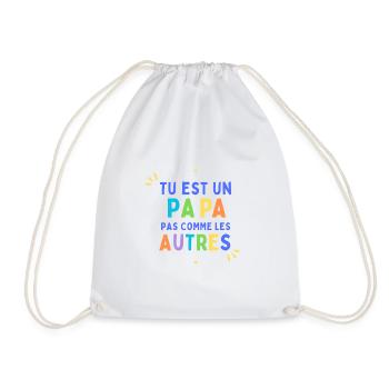 Tu est un papa pas comme les autres - Sac de sport léger - blanc - Devant