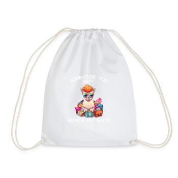 Aventure cool tu dis Alpaga Mes sacs Tee Kids - Sac de sport léger - blanc - Devant