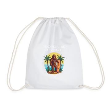 TropicPineapple Beachwear - Amusement au soleil - Sac de sport léger - blanc - Devant