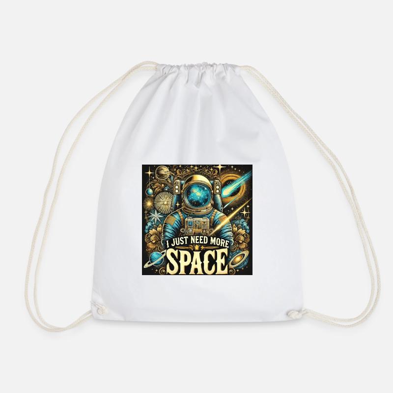 MORE SPACE - Turnbeutel - Weiß