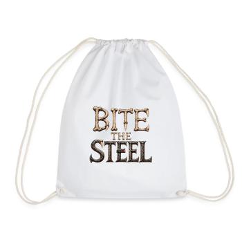 Bite The Steel Welding Wolf Shirt - Turnbeutel - Weiß - Vorne