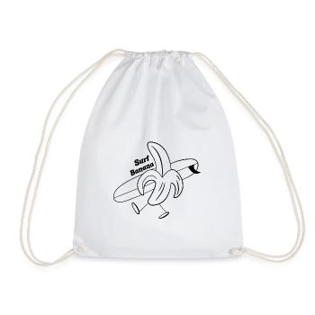 Banane - Sac de sport léger - blanc - Devant