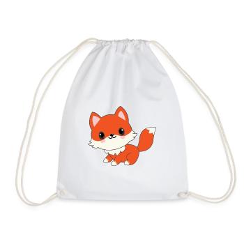 Feni le renard - Sac de sport léger - blanc - Devant