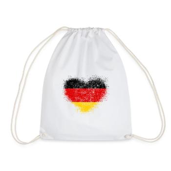 Germany - Drawstring Bag - white - Front