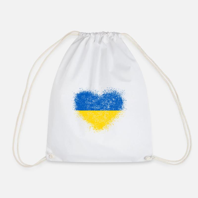 Ukraine - Turnbeutel - Weiß