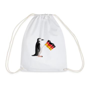 Football Football Fan Germany National Team - Drawstring Bag - white - Front