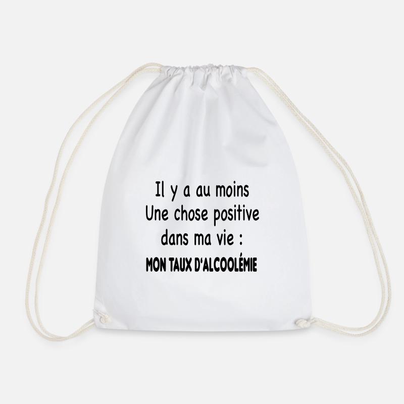 Taux d'alcoolémie - Sac de sport léger - blanc