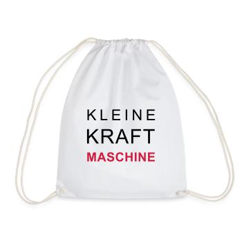 kleine kraftmaschine - Turnbeutel - Weiß - Vorne