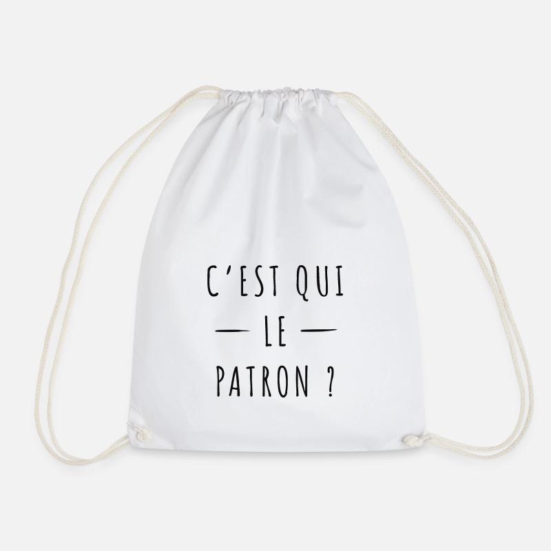 C’est qui le patron ? - Sac de sport léger - blanc