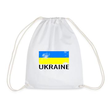 Ukraine used - Turnbeutel - Weiß - Vorne