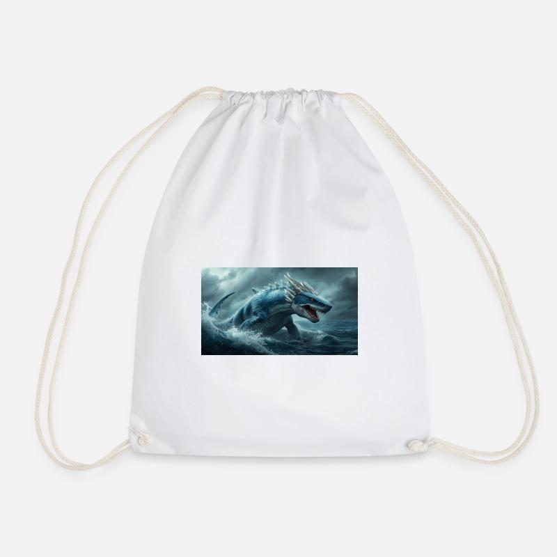 Dragon Requin2 - Sac de sport léger - blanc