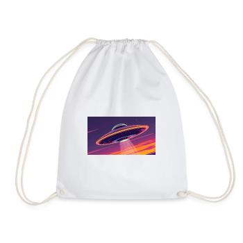 Ufo Fresh - Drawstring Bag - white - Front