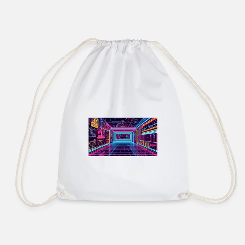 Dance Room - Drawstring Bag - white