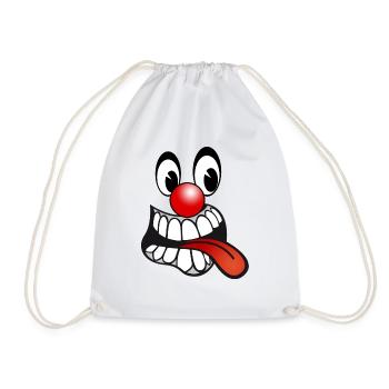smiley design 1 - Sac de sport léger - blanc - Devant