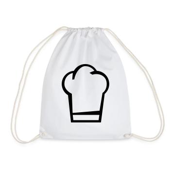 koch_muetze_silhouette_f1 - Sac de sport léger - blanc - Devant