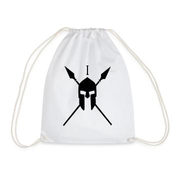 Spartan - Drawstring Bag - white - Front