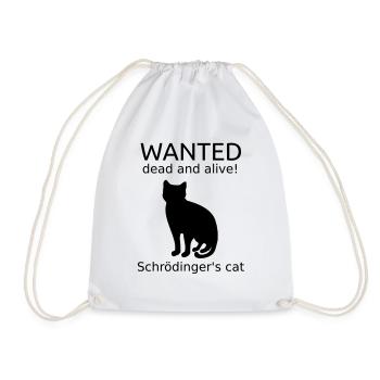 Schrödingers Katze - Turnbeutel - Weiß - Vorne