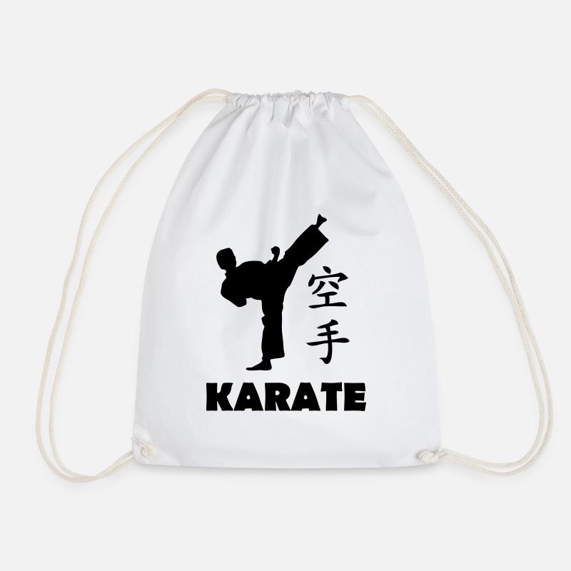 karate - Turnbeutel - Weiß