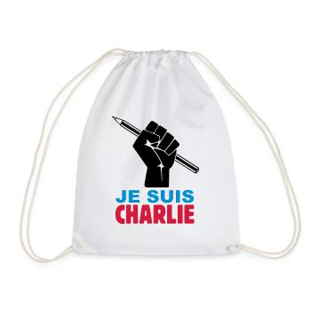 je suis charlie - Sac de sport léger - blanc - Devant