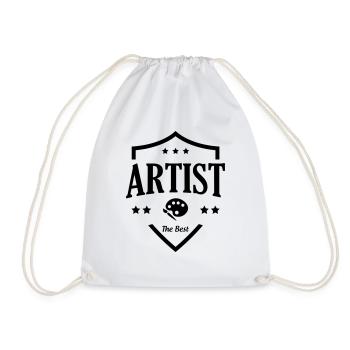 Art / Artist / Painting / Maler / Peinture / Kunst - Drawstring Bag - white - Front