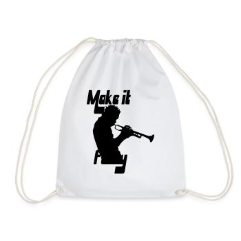 Trompettiste Funk - Sac de sport léger - blanc - Devant