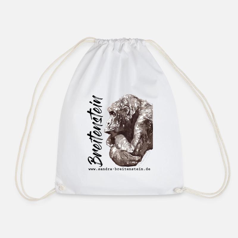 keep Calm - Drawstring Bag - white