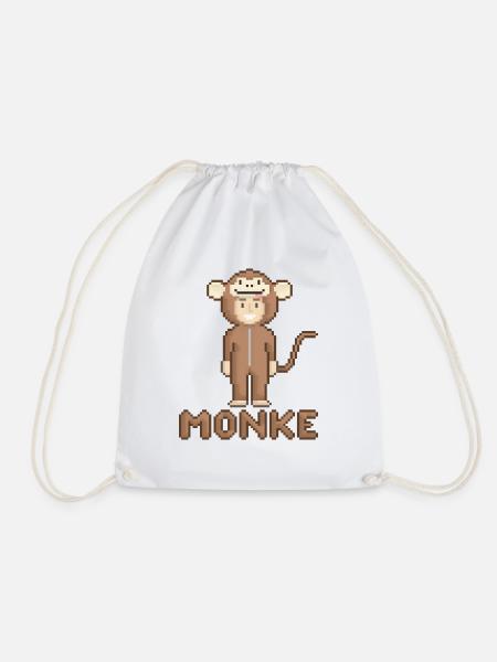 MONKE - Turnbeutel - Weiß