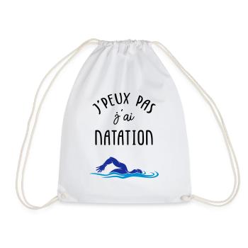 J'peux pas j'ai natation - Sac de sport léger - blanc - Devant