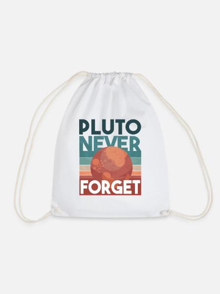 Pluto never Forget - Turnbeutel - Weiß