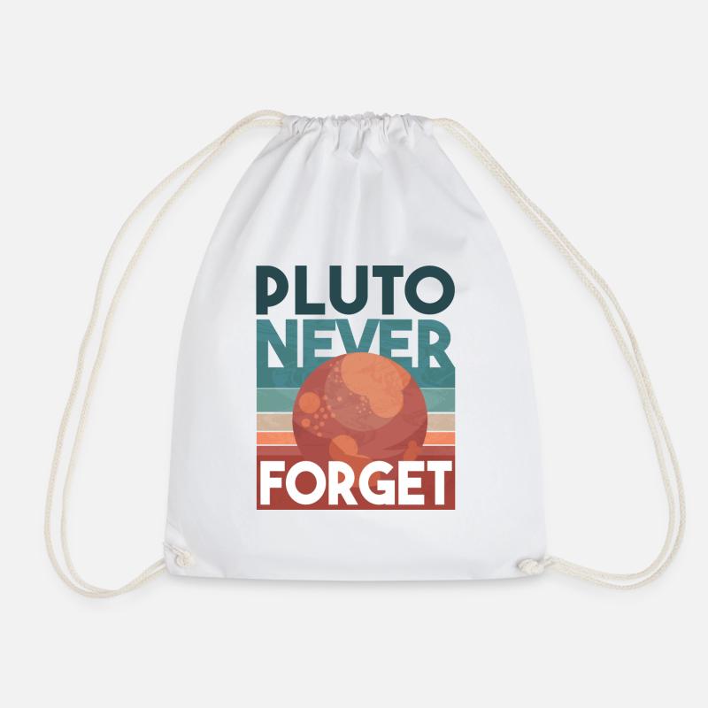Pluto never Forget - Turnbeutel - Weiß