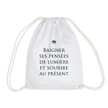 sourire - Sac de sport léger - blanc - Devant