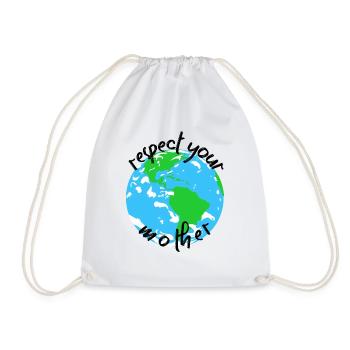 Nature Conservation Climate Conservationists Sea - Drawstring Bag - white - Front
