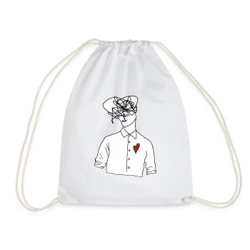 LineArt Hommes VIII - Sac de sport léger - blanc - Devant