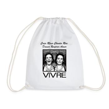 VIVRE Black - Sac de sport léger - blanc - Devant