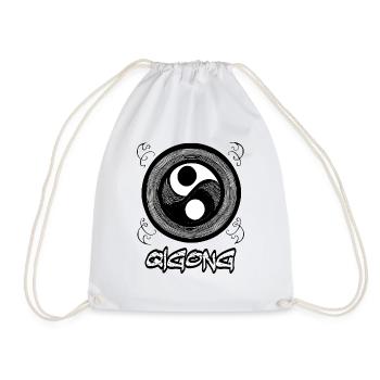 Qigong Méditation Tai Arts Martiaux Taoïsme 2 - Sac de sport léger - blanc - Devant