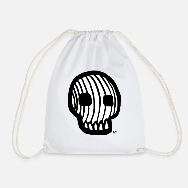 skull4 - Sac de sport léger - blanc
