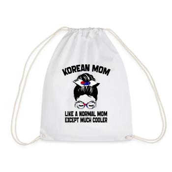 Korean Mom Like A Normal Mom Mother's Day 2024 - Sac de sport léger - blanc - Devant