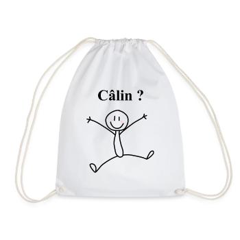 Fais moi un câlin - Sac de sport léger - blanc - Devant
