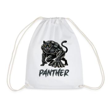panther - Turnbeutel - Weiß - Vorne