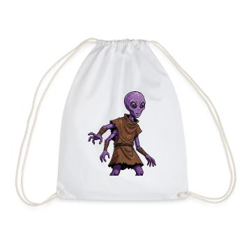 Alien 1 - Turnbeutel - Weiß - Vorne