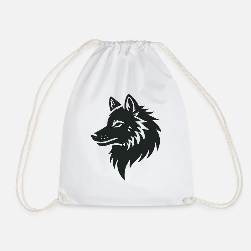 wolf - Turnbeutel - Weiß