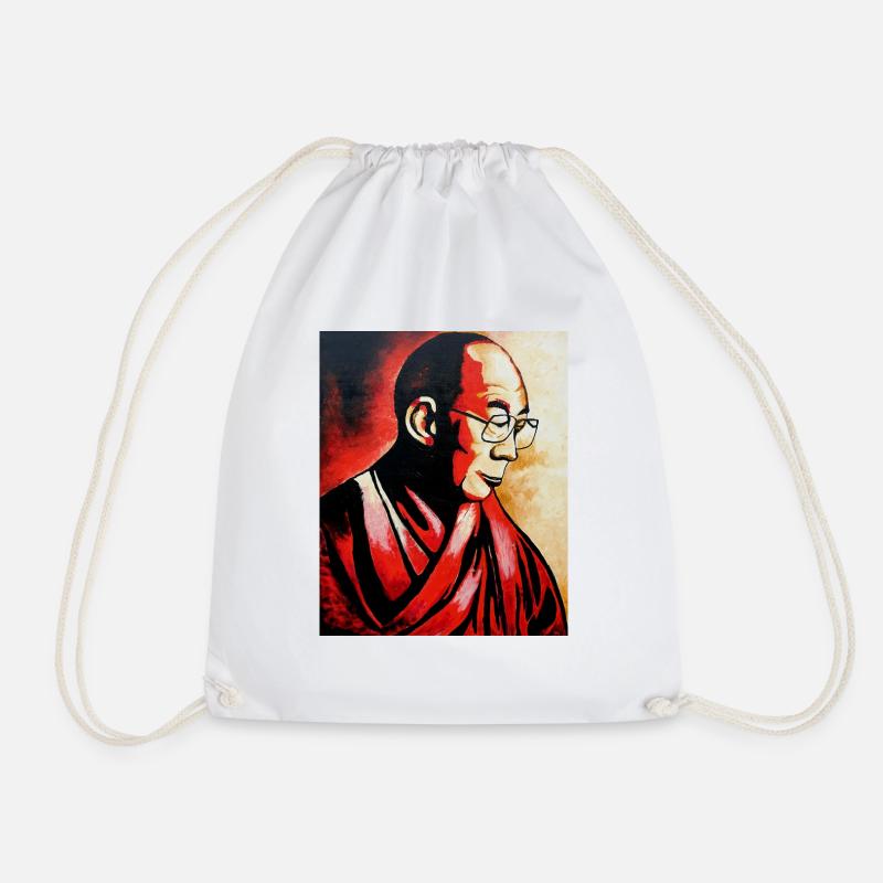 Dalai Lama - Turnbeutel - Weiß