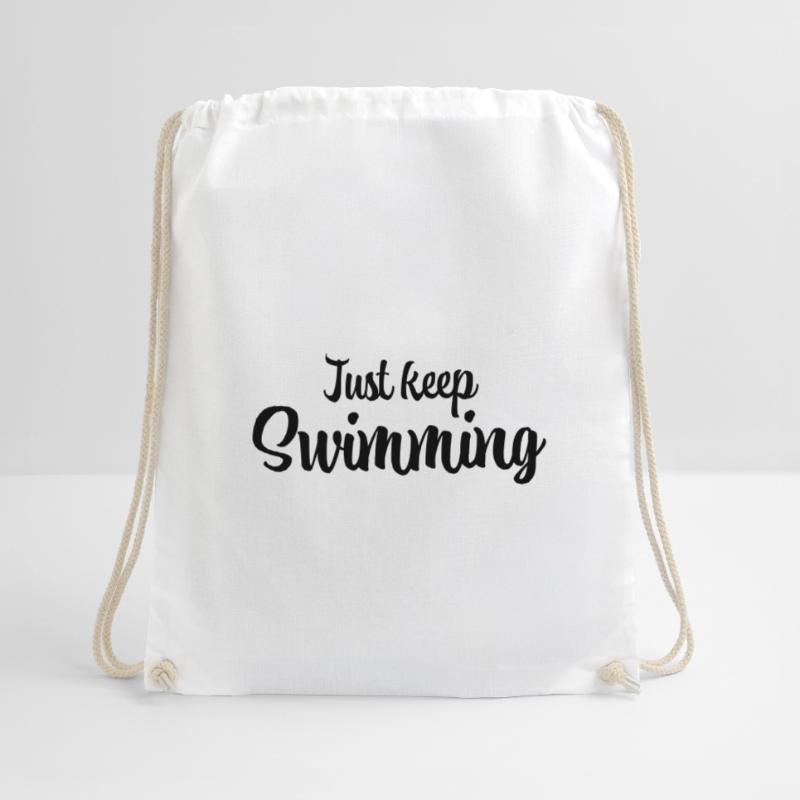 Continuez simplement à nager Sac de sport léger