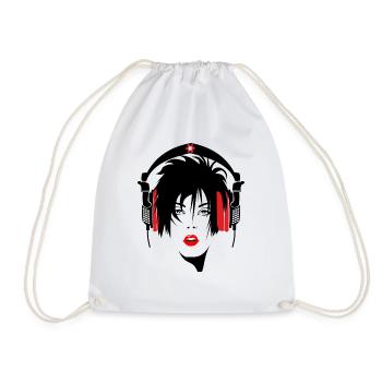 mujer_con_cascos - Sac de sport léger - blanc - Devant