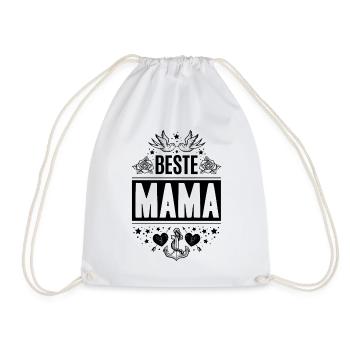 Beste Mama Muttertag - Turnbeutel - Weiß - Vorne