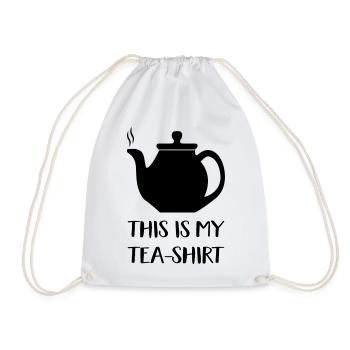 tea shirt - Sac de sport léger - blanc - Devant