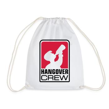 hangover crew logo - Turnbeutel - Weiß - Vorne